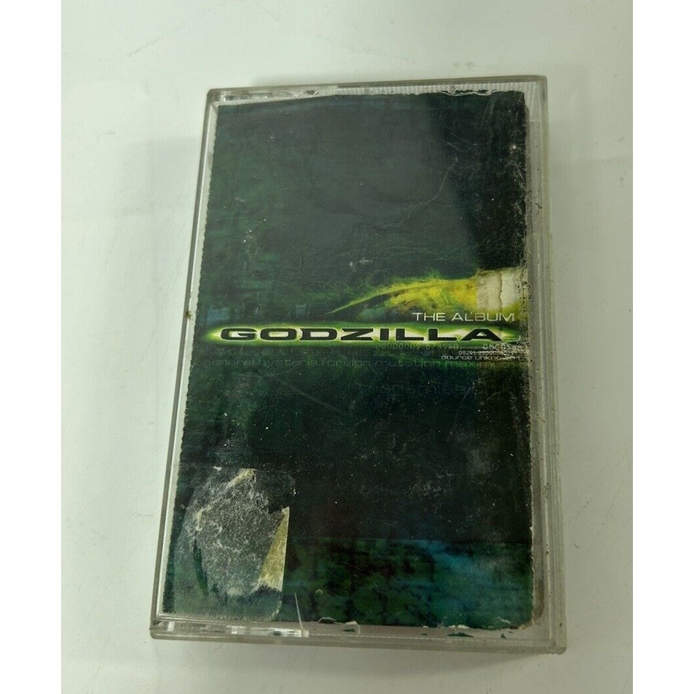 Godzilla 1998 Cassette Movie Album Soundtrack Puff Daddy Foo Fighters Green Day‎